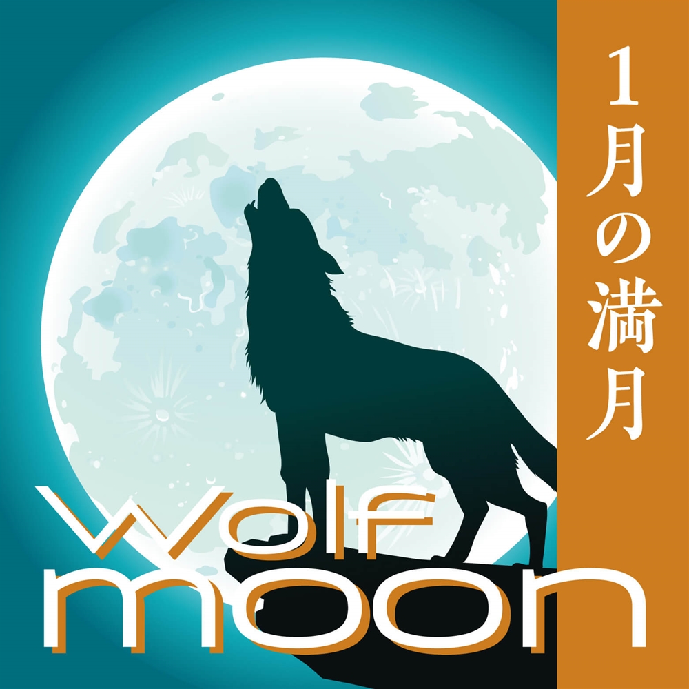 1月の満月「ウルフムーン」は2025年1月14日！名前の由来やおすすめの願い事を解説