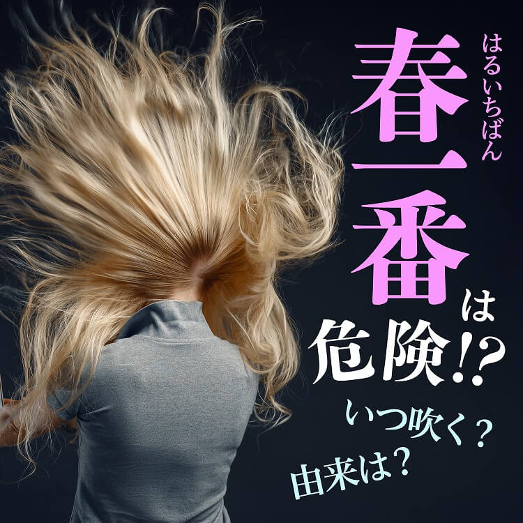 春一番が吹くのはいつ？実は危険な春の訪れ